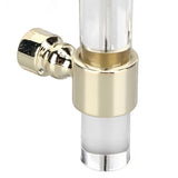 Crystal Acrylic Handle Transparent Easy to Install Drawer Pull Handle for Cabinets Drawers Dressers B01277S Hole Spacing 96 Gold