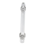 Crystal Acrylic Handle Modern Transparent Drawer Pull Handle for Closets Bookcases Shoe Cabinet Hole Spacing128 Silver