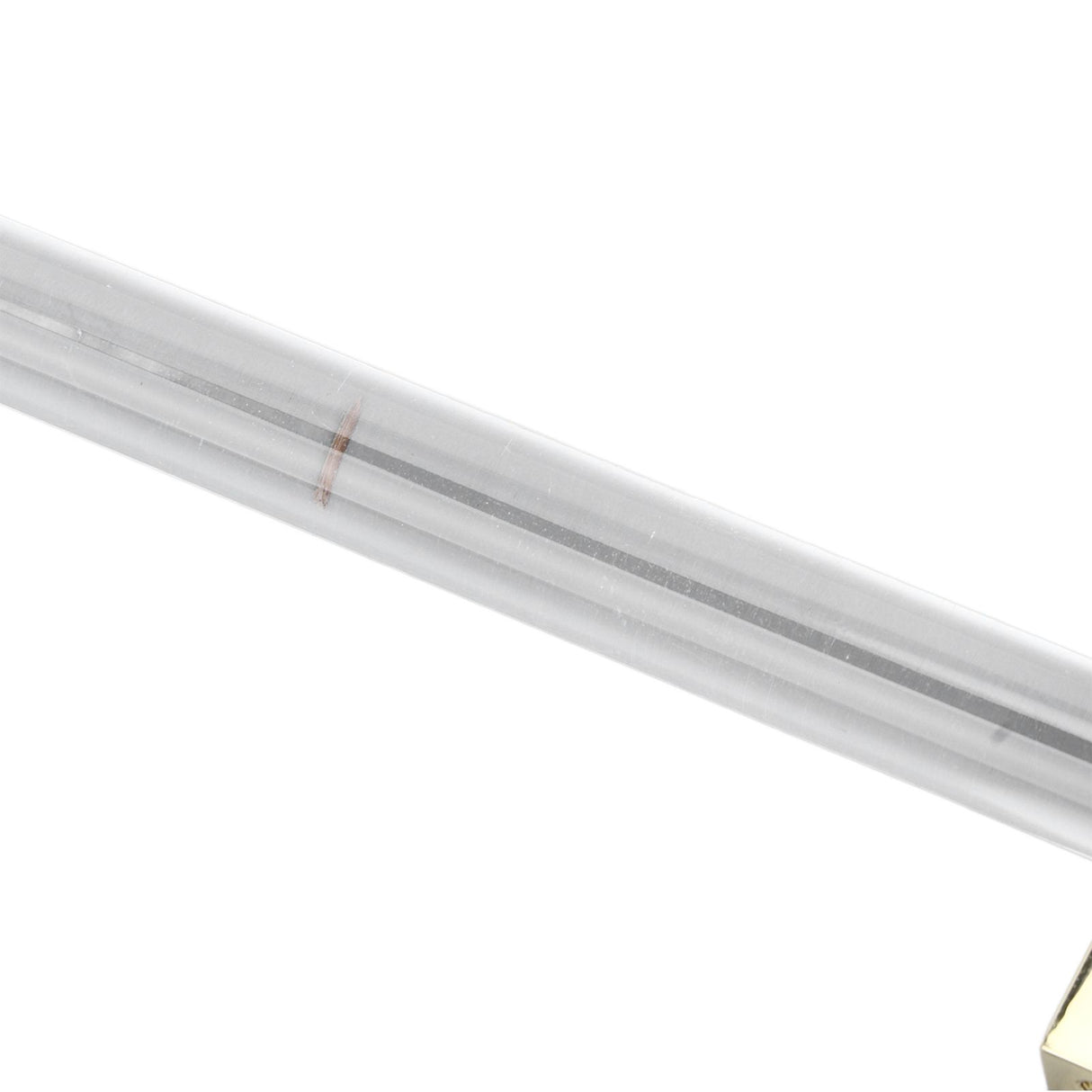 Crystal Acrylic Handle Modern Transparent Drawer Pull Handle for Closets Bookcases Shoe Cabinet Hole Spacing128 Gold