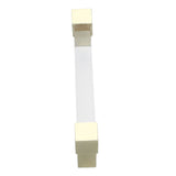 Acrylic Drawer Pulls Single Hole Crystal Cabinet Drawer Pulls for Kitchen Cabinets Dresser Cupboard Hole Spacing 128 Gold