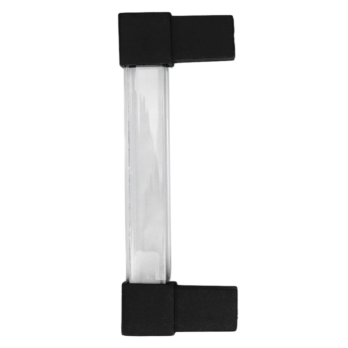 Acrylic Drawer Pulls Single Hole Crystal Cabinet Drawer Pulls for Kitchen Cabinets Dresser Cupboard Hole Spacing 128 Black