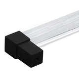 Acrylic Drawer Pulls Single Hole Crystal Cabinet Drawer Pulls for Kitchen Cabinets Dresser Cupboard Hole Spacing 128 Black - Extra Image