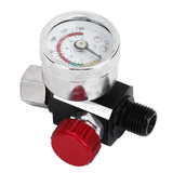 G1/4 140psi Air Pressure Regulator Spray Paint Air Pressure Regulator Airbrush Adjusting Valve