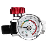 G1/4 140psi Air Pressure Regulator Spray Paint Air Pressure Regulator Airbrush Adjusting Valve