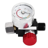 G1/4 140psi Air Pressure Regulator Spray Paint Air Pressure Regulator Airbrush Adjusting Valve