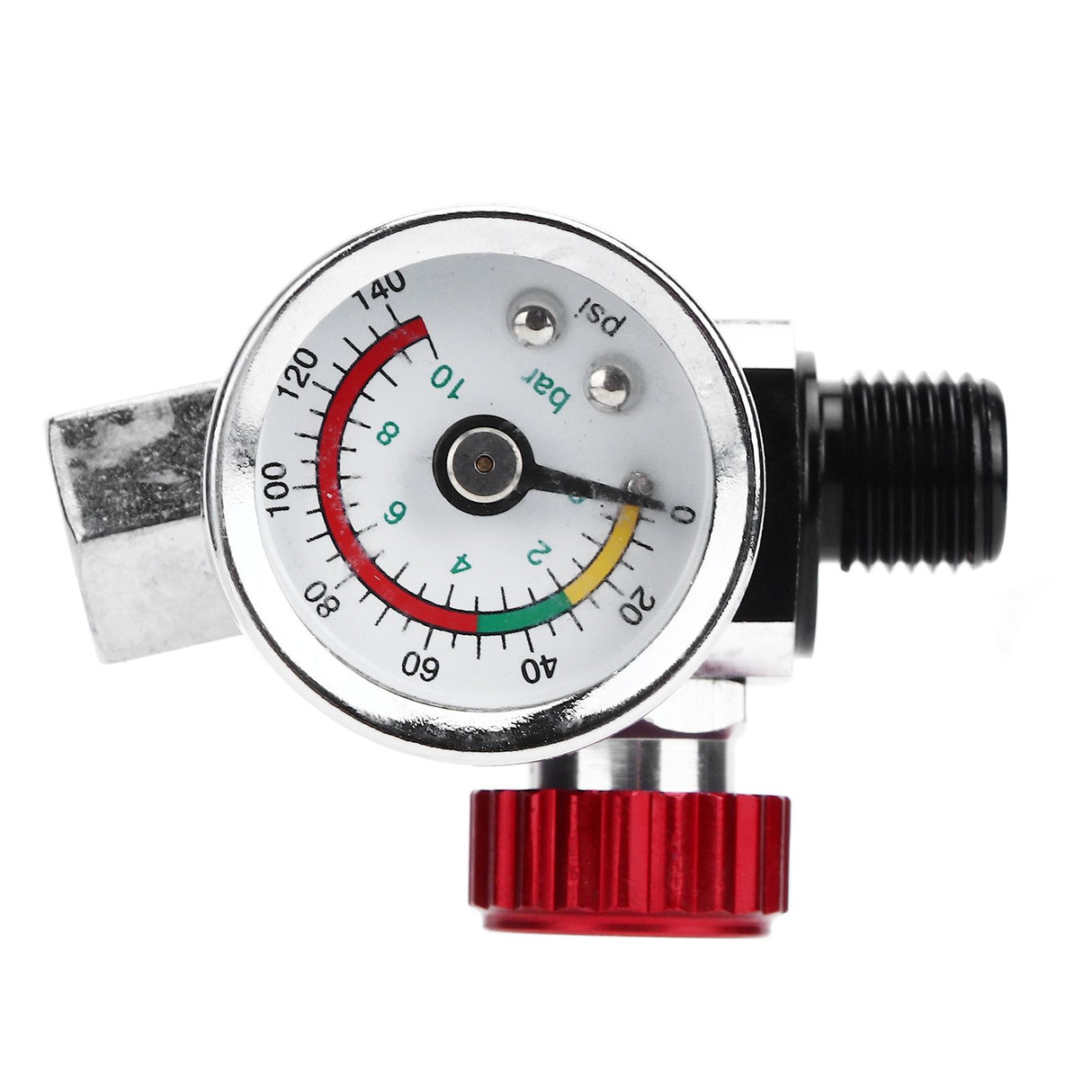 G1/4 140psi Air Pressure Regulator Spray Paint Air Pressure Regulator Airbrush Adjusting Valve
