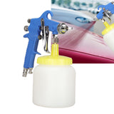 F 75 1.5mm Paint Sprayer Hydrocone Type Stainless Steel Air Varnish Sprayer for Automotive Industrial Blue - Extra Image