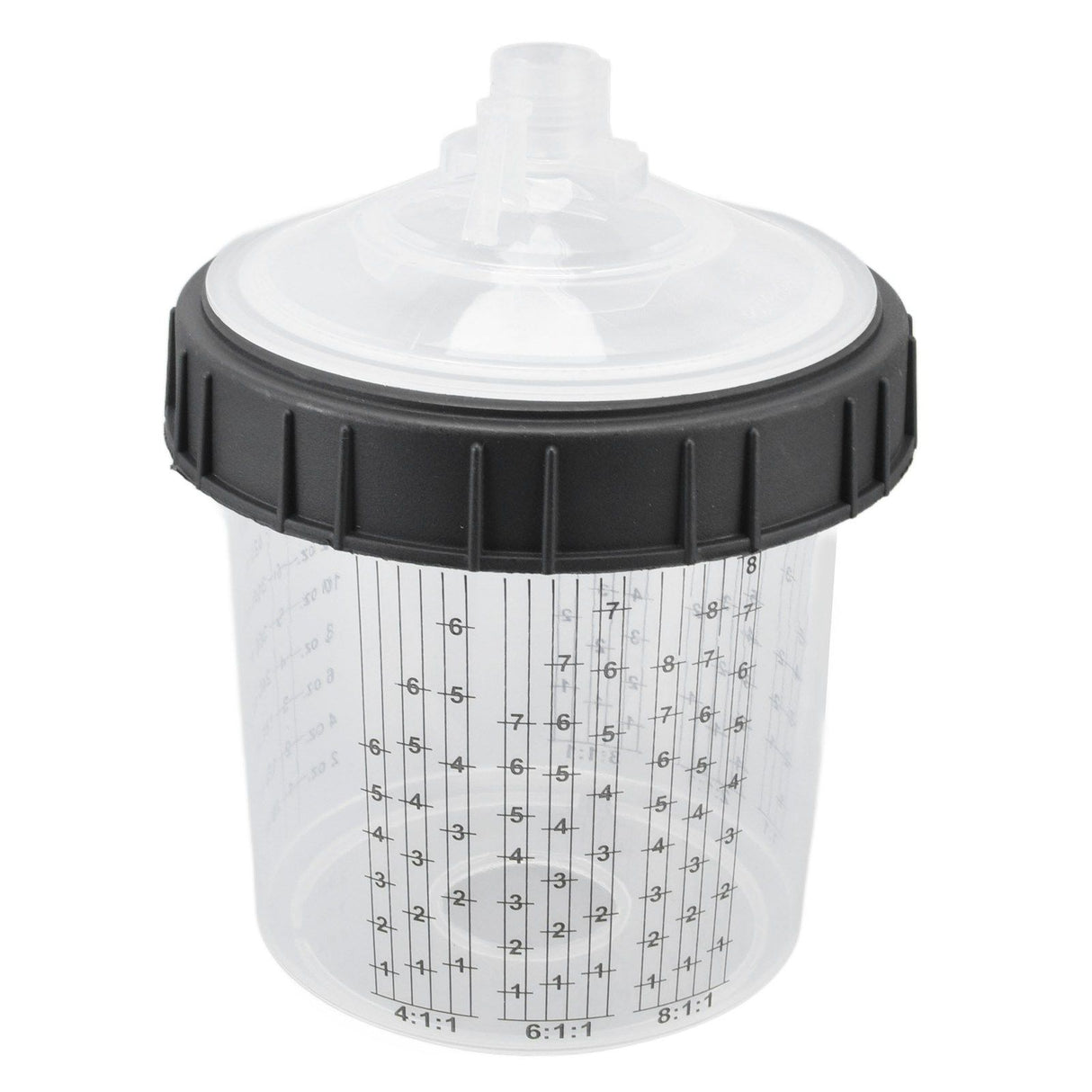 Disposable Paint Spray Cup Plastic Spray Paint Mixing Cup with Lids Painting Supplie 600ml