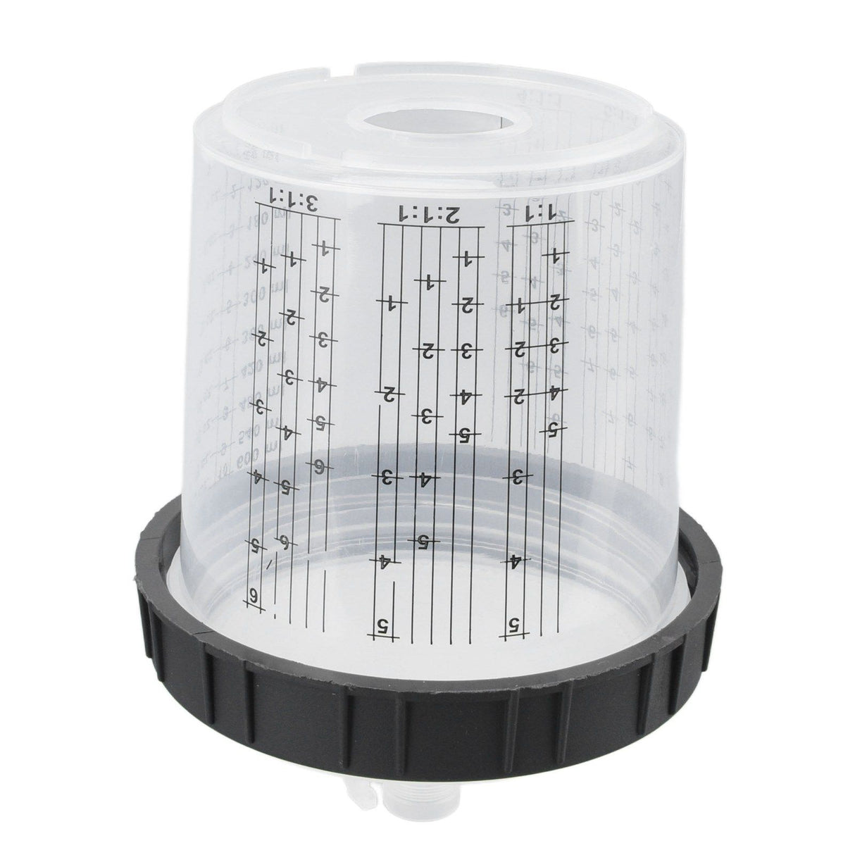 Disposable Paint Spray Cup Plastic Spray Paint Mixing Cup with Lids Painting Supplie 600ml