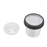 Disposable Paint Spray Cup Plastic Spray Paint Mixing Cup with Lids Painting Supplie 600ml - Close-Up Angle