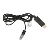 USB to RS 485 PC Communication Cable 1.5meter Long Brass Portable PC Communication Cable Replacement for Solar Connection - Front View