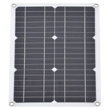 Dual USB Port Solar Panel Versatile Portable Solar Panel Charger Photovoltaic Charging with 10A Controller