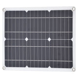 Dual USB Port Solar Panel Versatile Portable Solar Panel Charger Photovoltaic Charging with 10A Controller - Side View