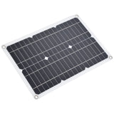 Dual USB Port Solar Panel Versatile Portable Solar Panel Charger Photovoltaic Charging with 10A Controller - Close-Up Angle