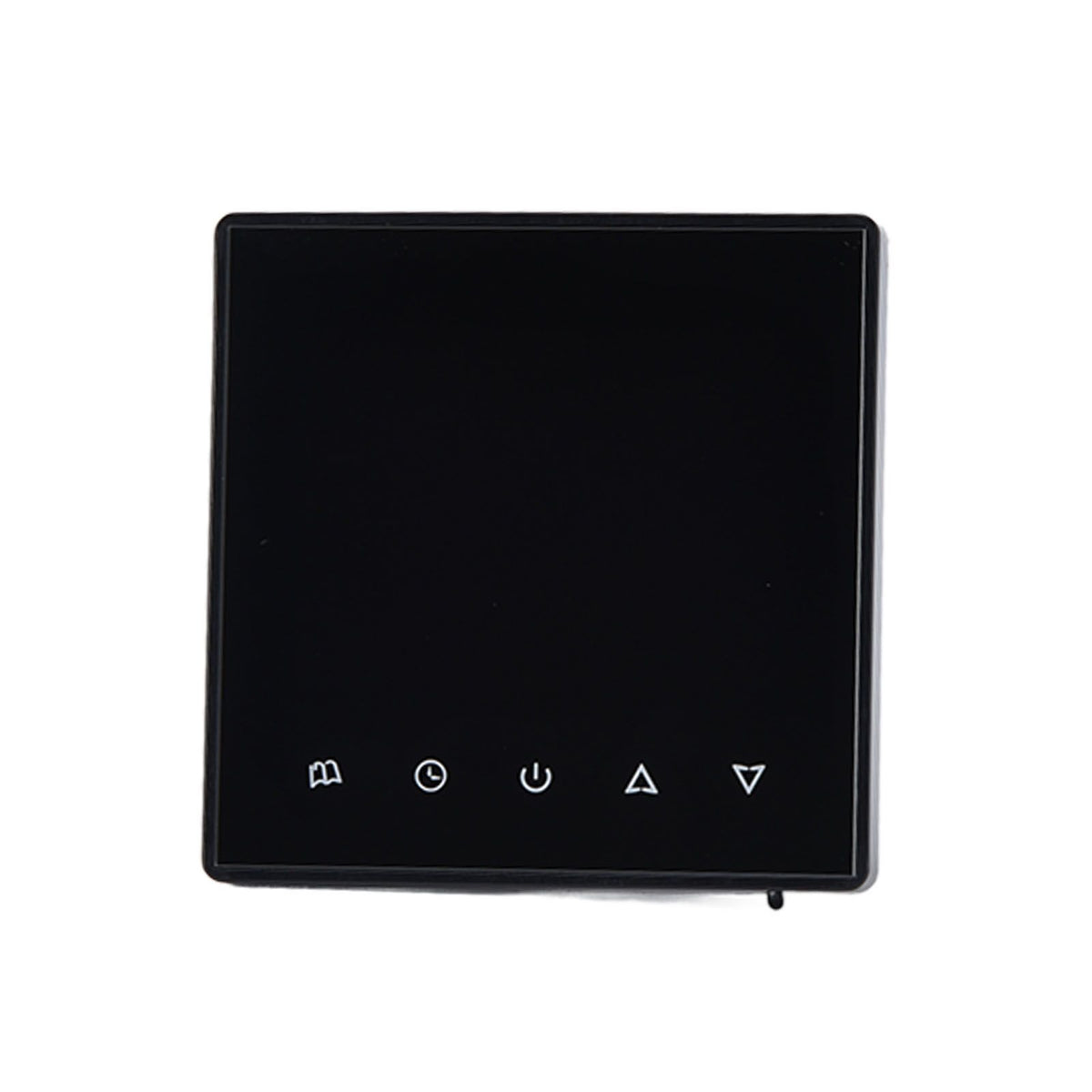 Smart Thermostat Multifunction Programmable Thermostat for Air Conditioner Water Heating Underfloor Heating AC220V Black