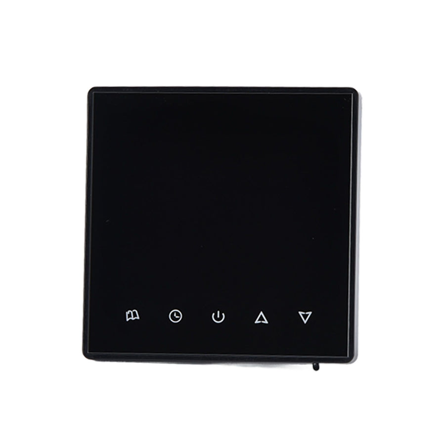 Smart Thermostat Multifunction Programmable Thermostat for Air Conditioner Water Heating Underfloor Heating AC220V Black