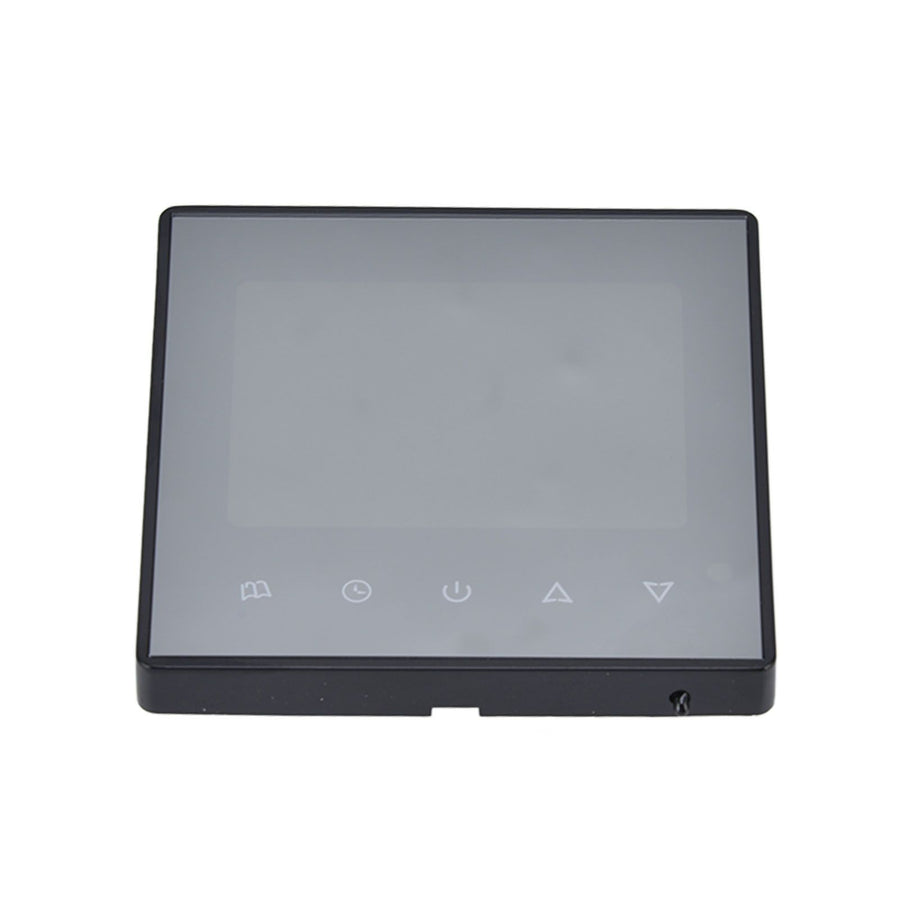 Smart Thermostat Multifunction Programmable Thermostat for Air Conditioner Water Heating Underfloor Heating AC220V Black