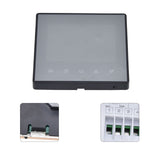 Smart Thermostat Multifunction Programmable Thermostat for Air Conditioner Water Heating Underfloor Heating AC220V Black