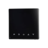 Smart Thermostat Multifunction Programmable Thermostat for Air Conditioner Water Heating Underfloor Heating AC220V Grey - Front View