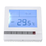 Smart Thermostat Multifunction Air Conditioner Controller with Ventilation Function AC220V for Hotel Restaurant Hall