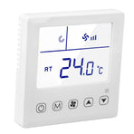 Digital Thermostat Ventilation Function Accurate LCD Display Air Conditioning Temp Controller for Home Hotel AC220V