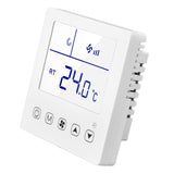 Digital Thermostat Ventilation Function Accurate LCD Display Air Conditioning Temp Controller for Home Hotel AC220V - Side View