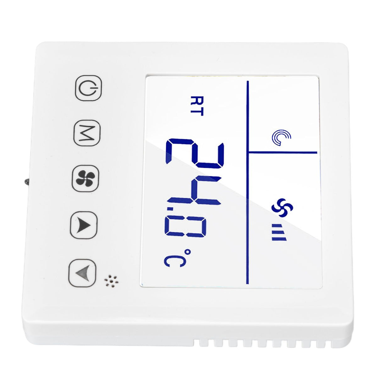 Digital Thermostat Ventilation Function Accurate LCD Display Air Conditioning Temp Controller for Home Hotel AC220V
