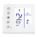 Digital Thermostat Ventilation Function Accurate LCD Display Air Conditioning Temp Controller for Home Hotel AC220V