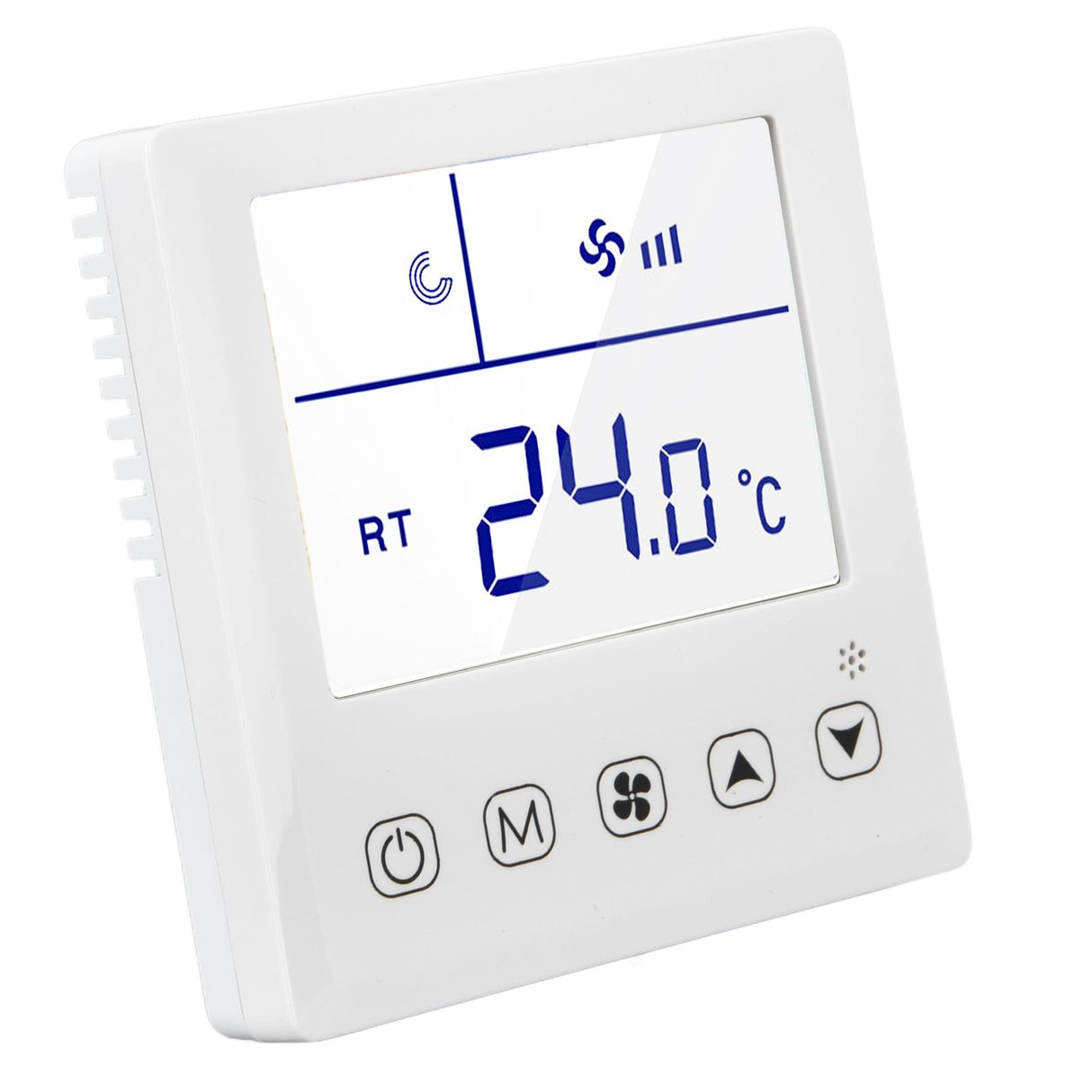 Digital Thermostat Ventilation Function Accurate LCD Display Air Conditioning Temp Controller for Home Hotel AC220V