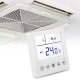 Digital Thermostat Ventilation Function Accurate LCD Display Air Conditioning Temp Controller for Home Hotel AC220V - Extra Image