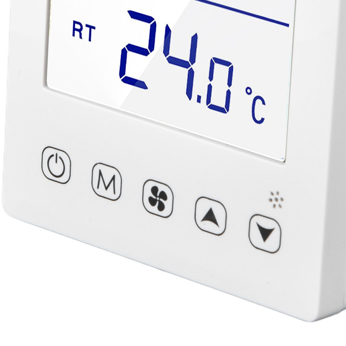 Digital Thermostat Ventilation Function Accurate LCD Display Air Conditioning Temp Controller for Home Hotel AC220V