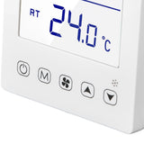 Digital Thermostat Ventilation Function Accurate LCD Display Air Conditioning Temp Controller for Home Hotel AC220V - Extra Image