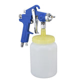 1000ml 3mm Siphon Pneumatic Air Sprayer Primer Painting Sprayer Painting Tool Blue - Front View