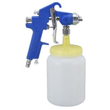 1000ml 3mm Siphon Pneumatic Air Sprayer Primer Painting Sprayer Painting Tool Blue - Side View