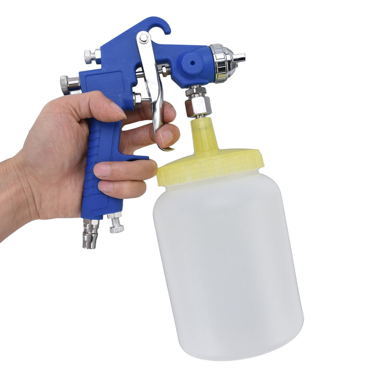 1000ml 3mm Siphon Pneumatic Air Sprayer Primer Painting Sprayer Painting Tool Blue