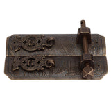 Antique Drawer Pendant Pulls Beautifully Engraved High Hardness Brass Book Cabinet Pull Handle for Dressers Wardrobes - Low Angle