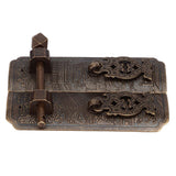 Antique Drawer Pendant Pulls Beautifully Engraved High Hardness Brass Book Cabinet Pull Handle for Dressers Wardrobes - Extra Image