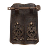 Antique Drawer Pendant Pulls Beautifully Engraved High Hardness Brass Book Cabinet Pull Handle for Dressers Wardrobes