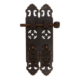 Antique Drawer Pendant Pulls Anti Rust Retro Elegant Brass Book Cabinet Pull Handle for Dressers Wardrobes Bronze