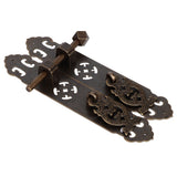 Antique Drawer Pendant Pulls Anti Rust Retro Elegant Brass Book Cabinet Pull Handle for Dressers Wardrobes Bronze