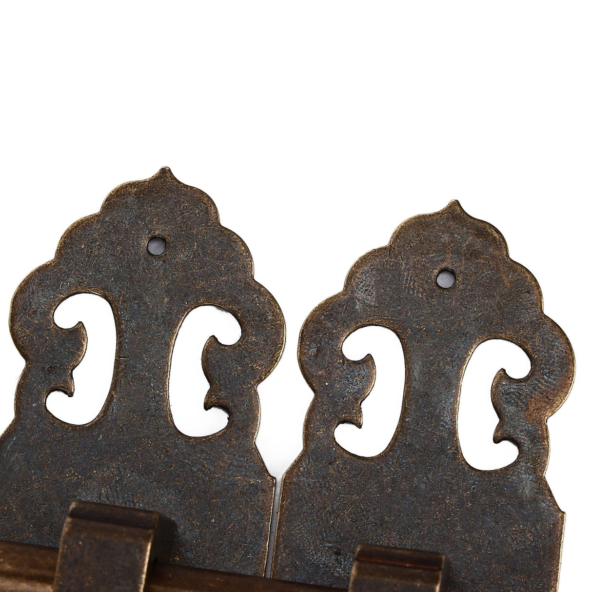 Antique Drawer Pendant Pulls Anti Rust Retro Elegant Brass Book Cabinet Pull Handle for Dressers Wardrobes Bronze
