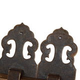 Antique Drawer Pendant Pulls Anti Rust Retro Elegant Brass Book Cabinet Pull Handle for Dressers Wardrobes Bronze