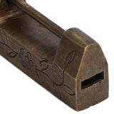Chinese Antique Lock Retro Classic Pattern Design Bronze Brass Material 5x2cm/2.0x0.8in Horizontal Padlock for Boxes