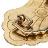Antique Drawer Handle 12.8x7cm Wealth Blossoms Retro Chinese Style Brass Vintage Drawer Pulls with 2 Screws for Bookcase Brass