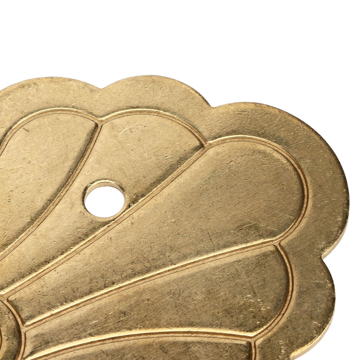 Antique Drawer Handle 12.8x7cm Wealth Blossoms Retro Chinese Style Brass Vintage Drawer Pulls with 2 Screws for Bookcase Brass
