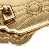 Antique Drawer Handle 12.8x7cm Wealth Blossoms Retro Chinese Style Brass Vintage Drawer Pulls with 2 Screws for Bookcase Brass