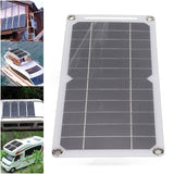 Solar Panel 6W 5V Monocrystalline Silicon Durable Semi Flexible Portable Solar Panel Charger for Car Boat Phone