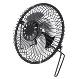 Mini Solar Fan 6V 3.5W USB Solar Powered Black Polysilicon Material Portable Solar Panel Fan for Picnic Fishing - Side View