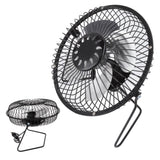 Mini Solar Fan 6V 3.5W USB Solar Powered Black Polysilicon Material Portable Solar Panel Fan for Picnic Fishing - Extra Image