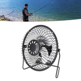 Mini Solar Fan 6V 3.5W USB Solar Powered Black Polysilicon Material Portable Solar Panel Fan for Picnic Fishing - Extra Image